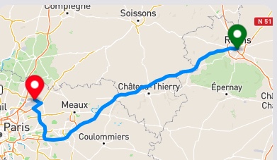 transfert roissy CDG reims